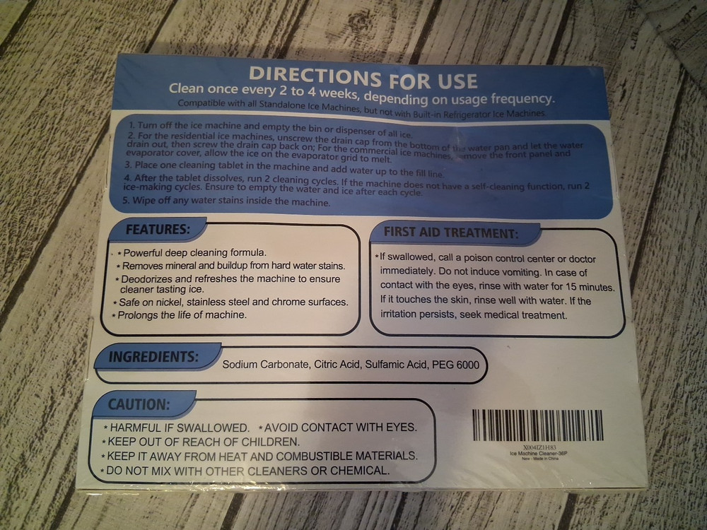 Ice Machine Cleaner Descaler Tablets-36Pack Ice Maker Cleaner
