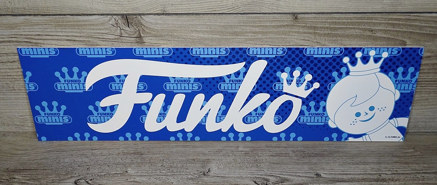 Funko minis Funko Pop Freddy Store Display Marquee 22"x6" Sign rare