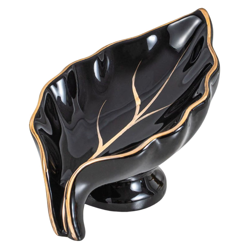 Ceramic Soap Dish Holder for Bathroom Storage and Organization