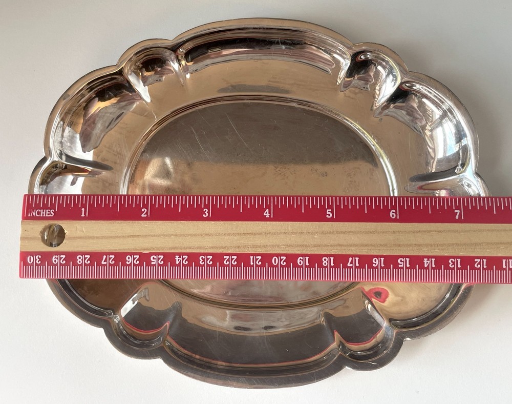 GORHAM Silverplate Small Serving Tray - YC644 - 7 5/8"