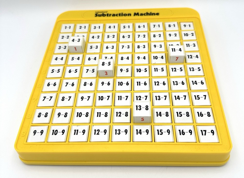 Lakeshore Subtraction Machine Math School Homeschool Educational Learning
