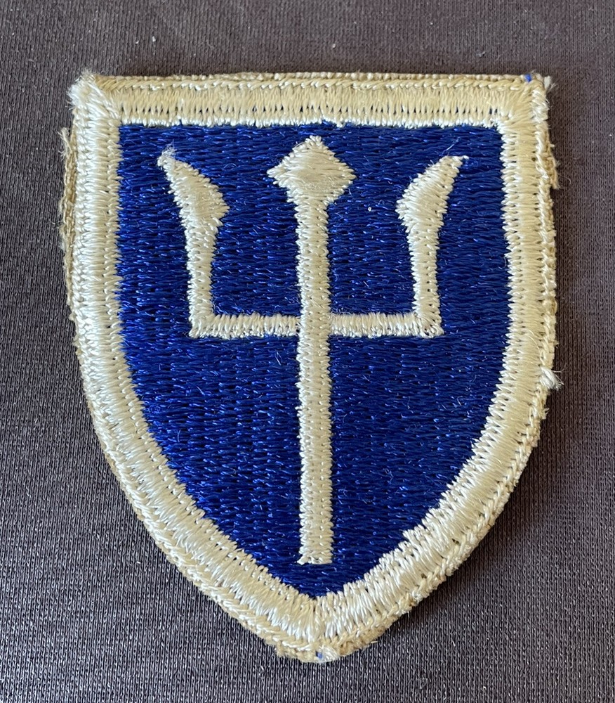World War II US Army 97th INFANTRY Division Patch Trident Division