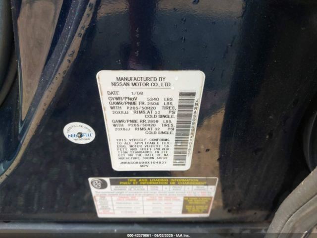 FX35 2008 Glove Box 4703615