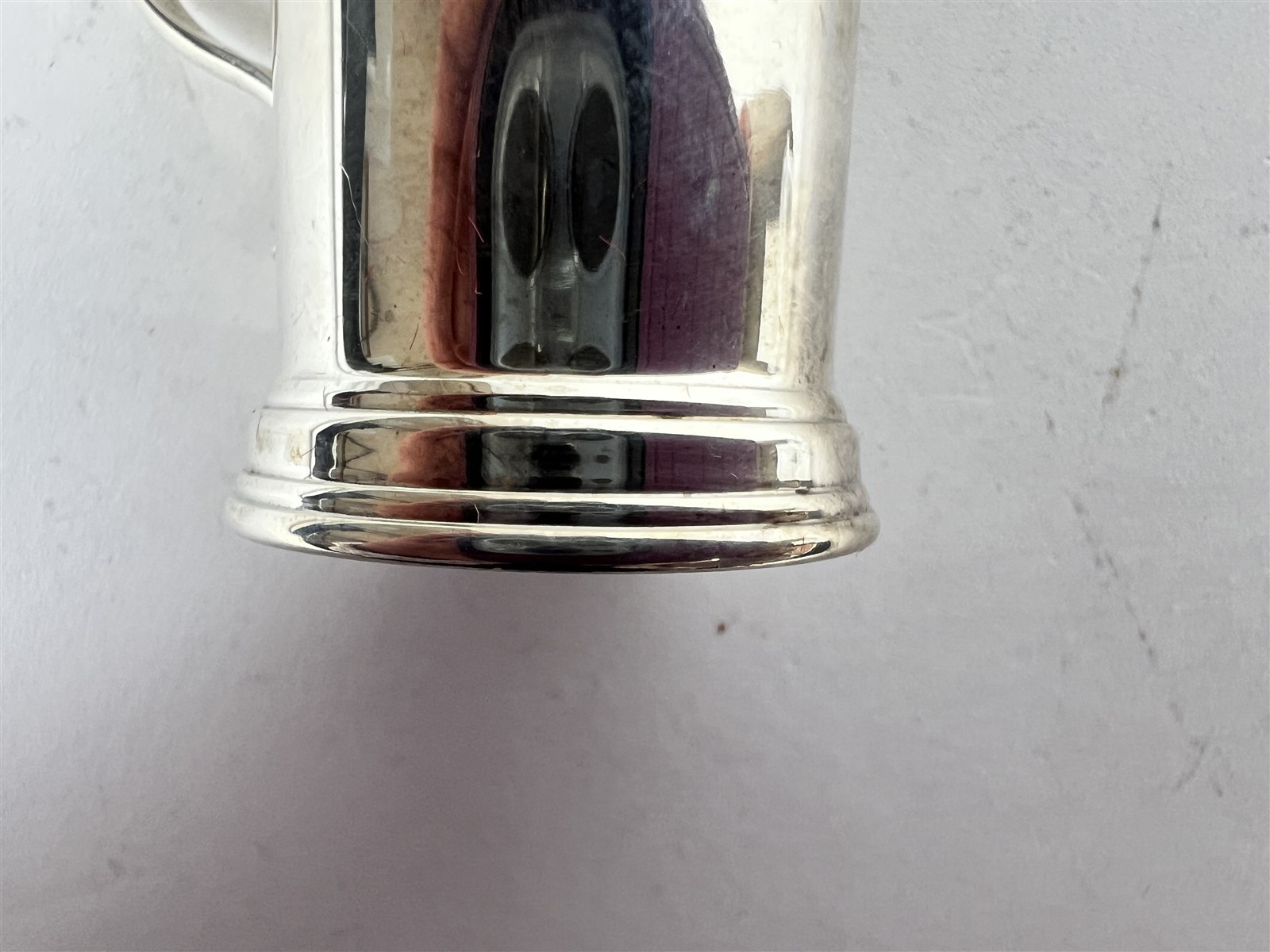 Vintage Sterling Silver Lunt #582 Cordial Cup w/ Gold Wash Inside - 5/8"