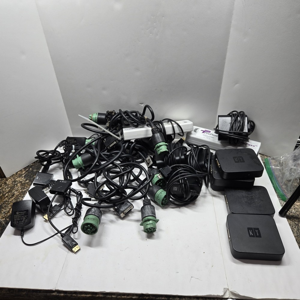 5 Keep Truckin KT ELD LBB-3.6CA Electronic Logging Device And Dash Cams Untested