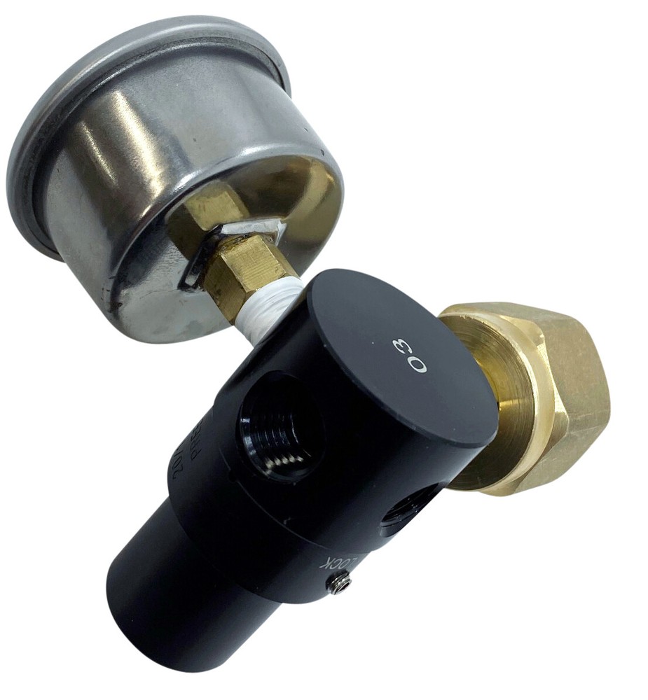 Co2 Air Shifter Compact Mini Aluminum Fixed Regulator 125 PSI