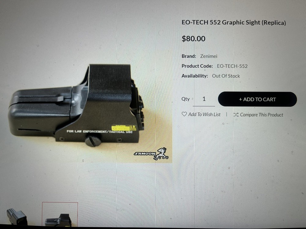 Samoon Replica 552 Style Holosight