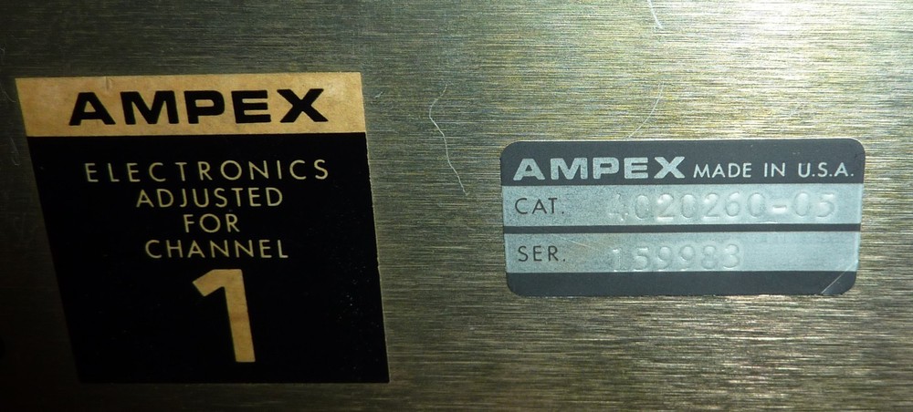 2 Ampex Microphone Preamplifiers for AG-440 w/ Input Transformers & Modules