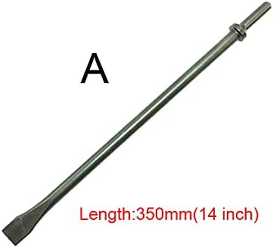 Pneumatic Hammer Scraper Set 14" & 17" with Chisels for Concrete & Tile