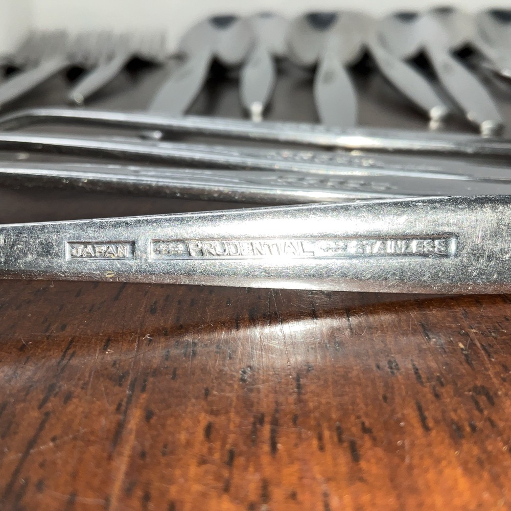Prudential Stainless “Wheat Sprig” Flatware 30 PC Set