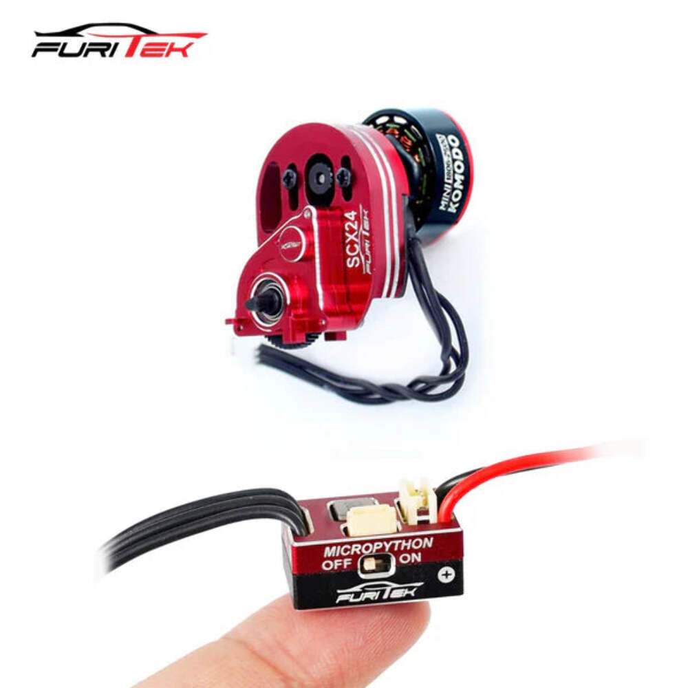 FURITEK CRAWLMASTER Combo for SCX24: MicroPython ESC & Mini Stellar Transmission