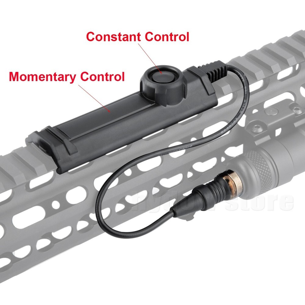 Tactical Flashlight Tail Switch  Flashlight Remote Switch for M300 M600 M952