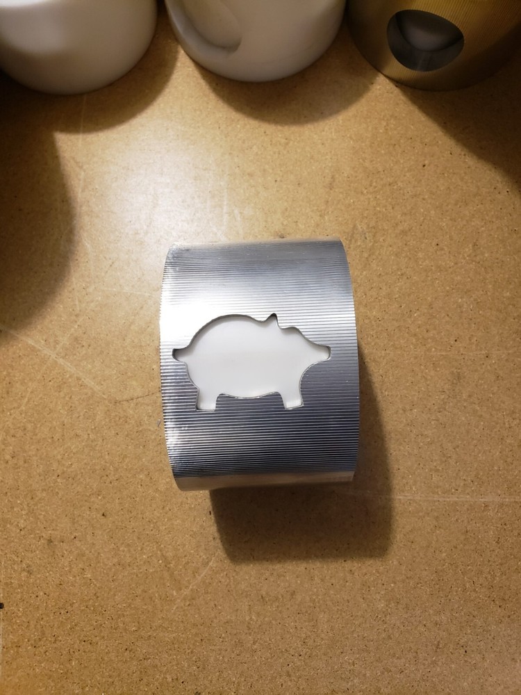 Deighton Formatic R360 Drum - PIG SHAPE 4.5 X 2.5''  - Single - USED