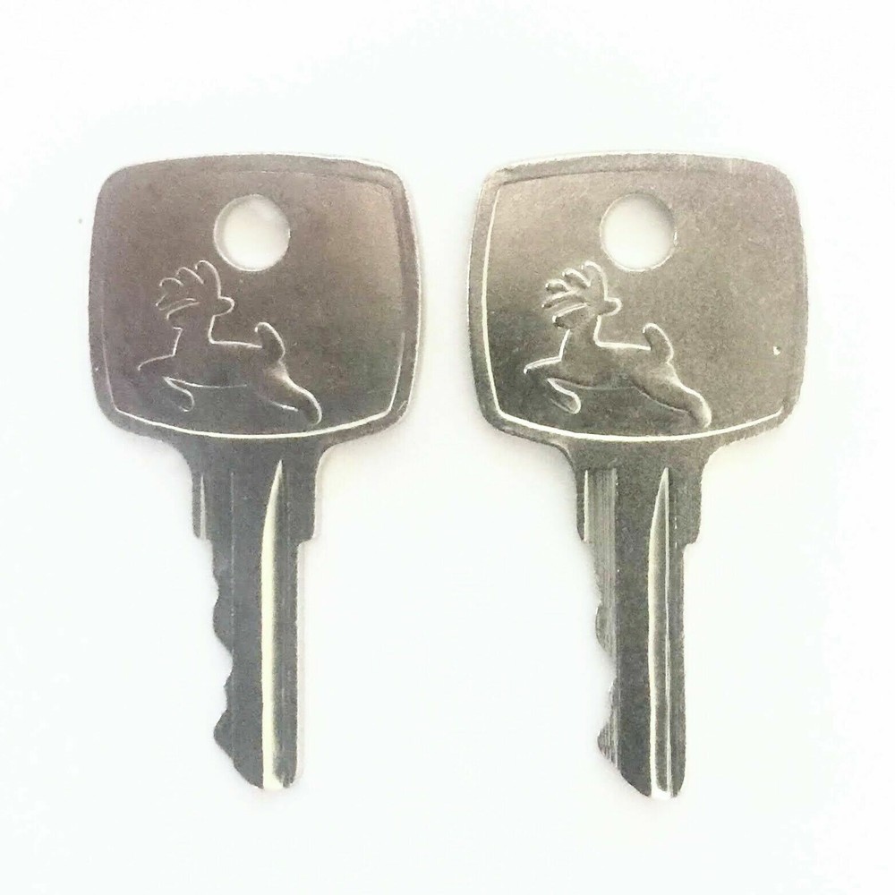 10Pcs Ignition Key for JD Backhoe Tractor Replacement AR51481