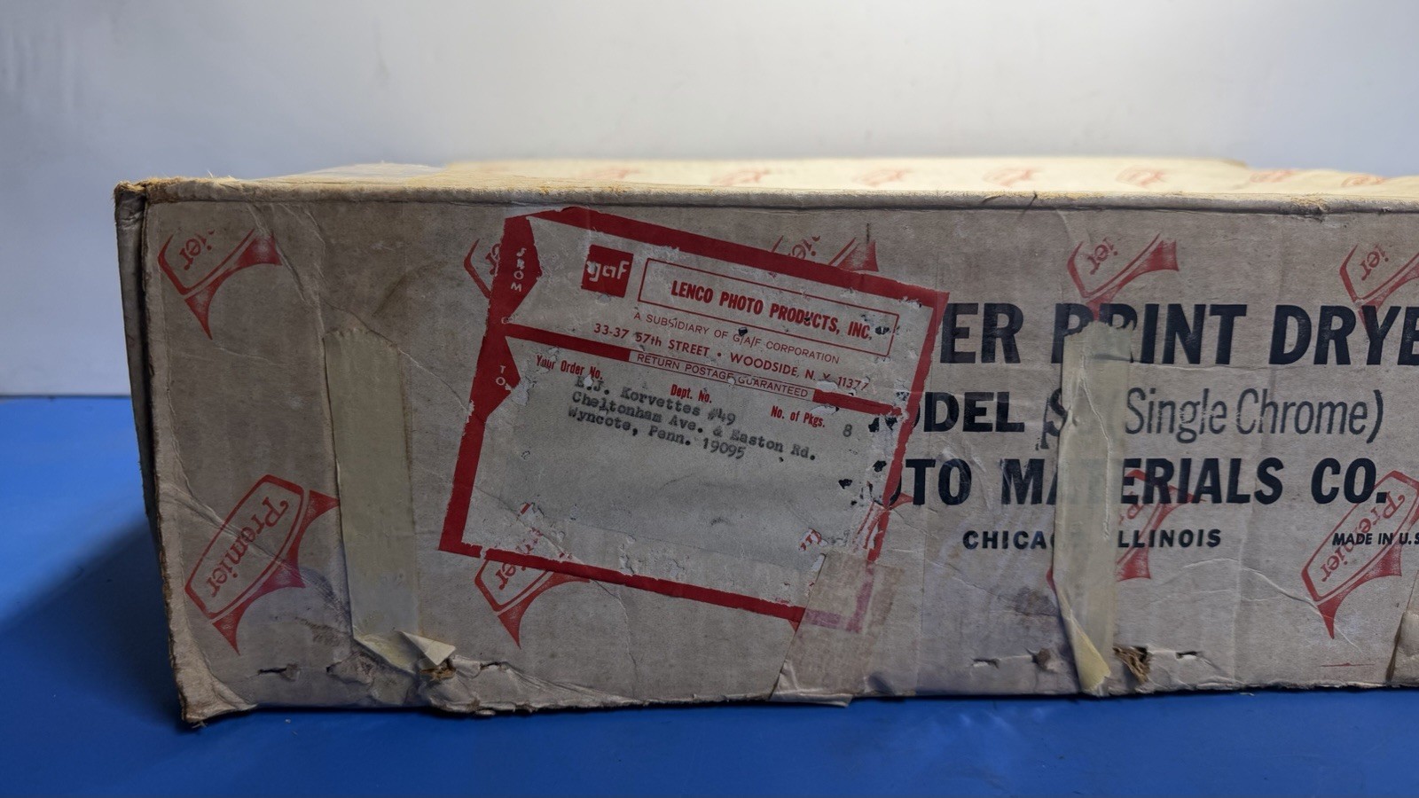 Vintage Premier Thermostatic Print Dryer Model 110 Tested & Works