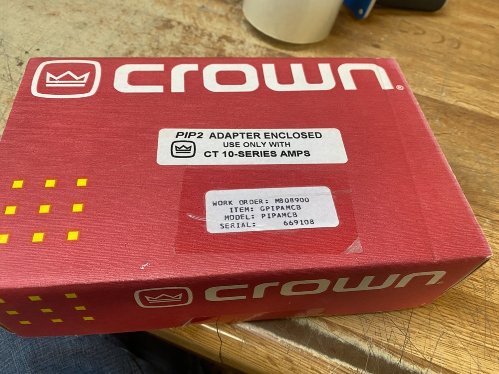 Crown PIP-AMCb Programmable Crossover Equalization Compressor Module