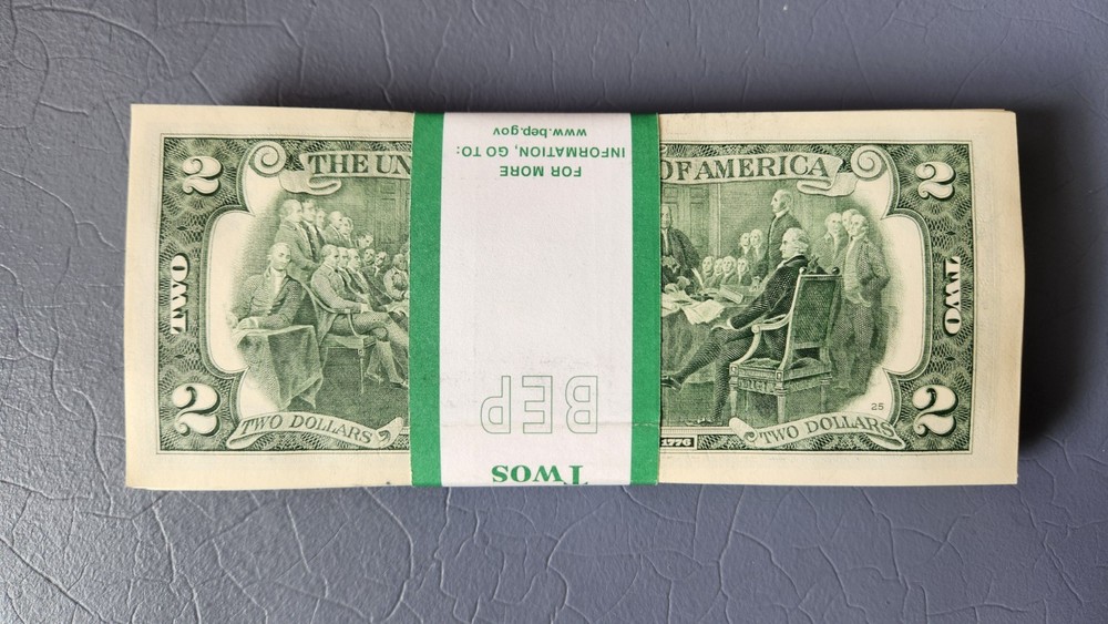 9x NEW | Uncirculated, Crisp, Two Dollar Bills |$2| Consecutive/Sequential 2017A