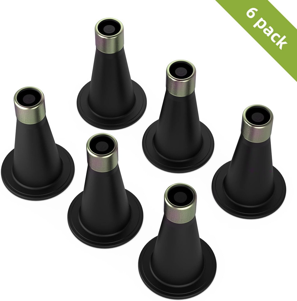 6 Pcs Bed Frame Feet,Bed Frame Feet for Replace Wheels,Risers for Bed Frame,Prev