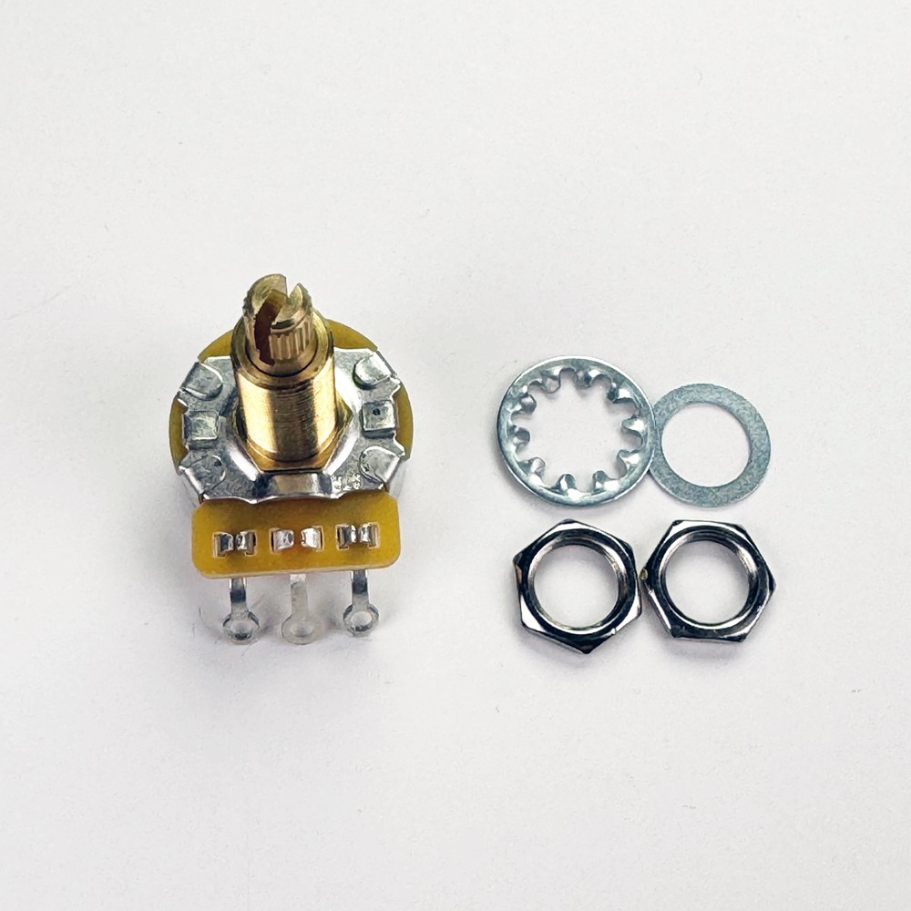 CTS 450S 500K Long, Split Shaft Guitar Potentiometer