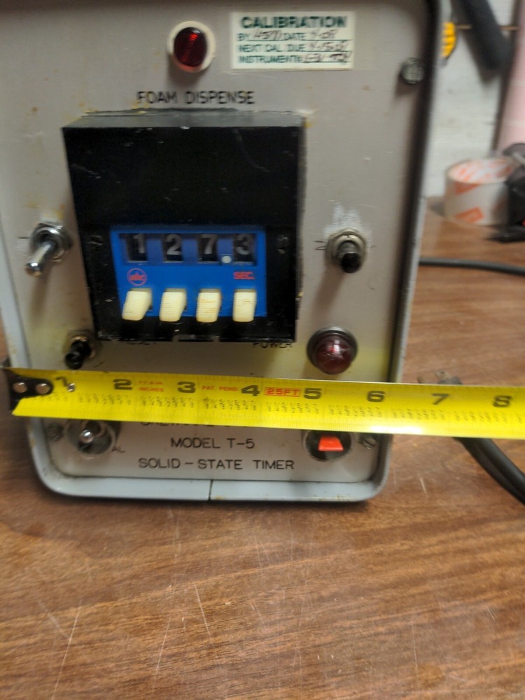 For Repair - BASF Urethane Systems Solid State Timer Model T-5 Foam Dispense