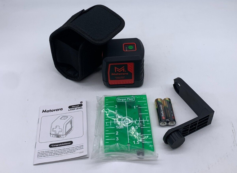 Self Leveling Laser Level, Motovera LL-T2 - Manual Laser Level