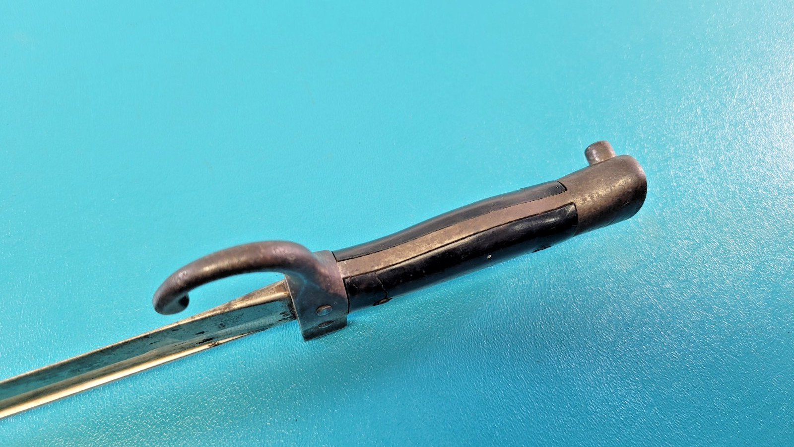 French Model 1892 Mannlicher Berthier Bayonet Knife + Scabbard First Var TR1080