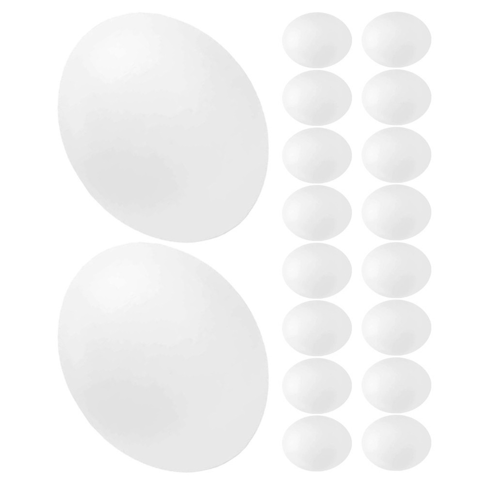 24pcs Fake Eggs: Realistic Plastic Nesting - Training Practice Eggs