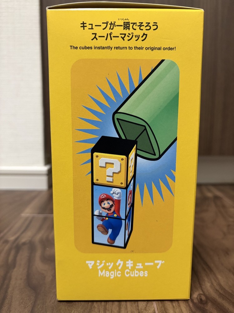 Tenyo Super Mario Magic Cube Trick Question Mark Block Clay Pipe New
