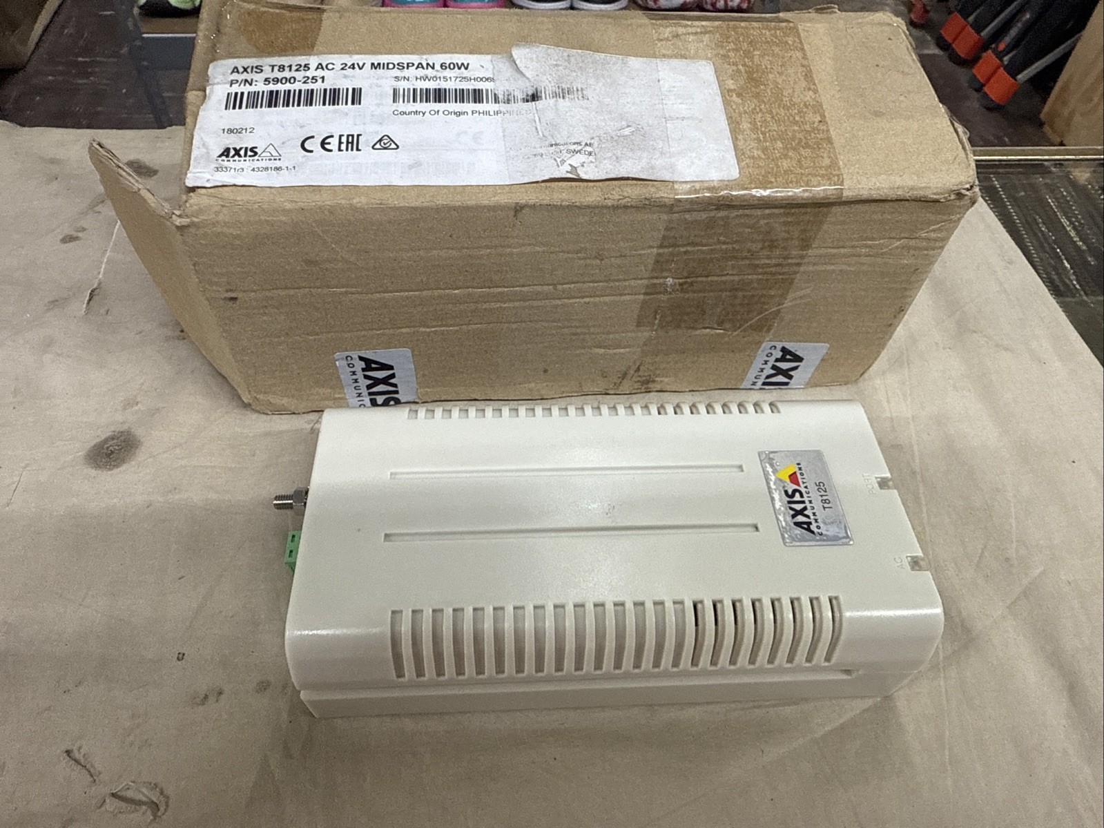 BRAND NEW AXIS T8125 AC 24V MIDSPAN 60W 5900-251