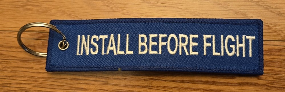 Sikorsky Innovations MATRIX, Install Before Flight Keychain