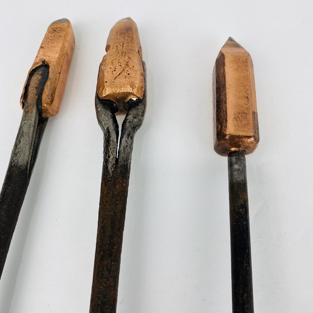 Three Vintage Copper Soldering Tips