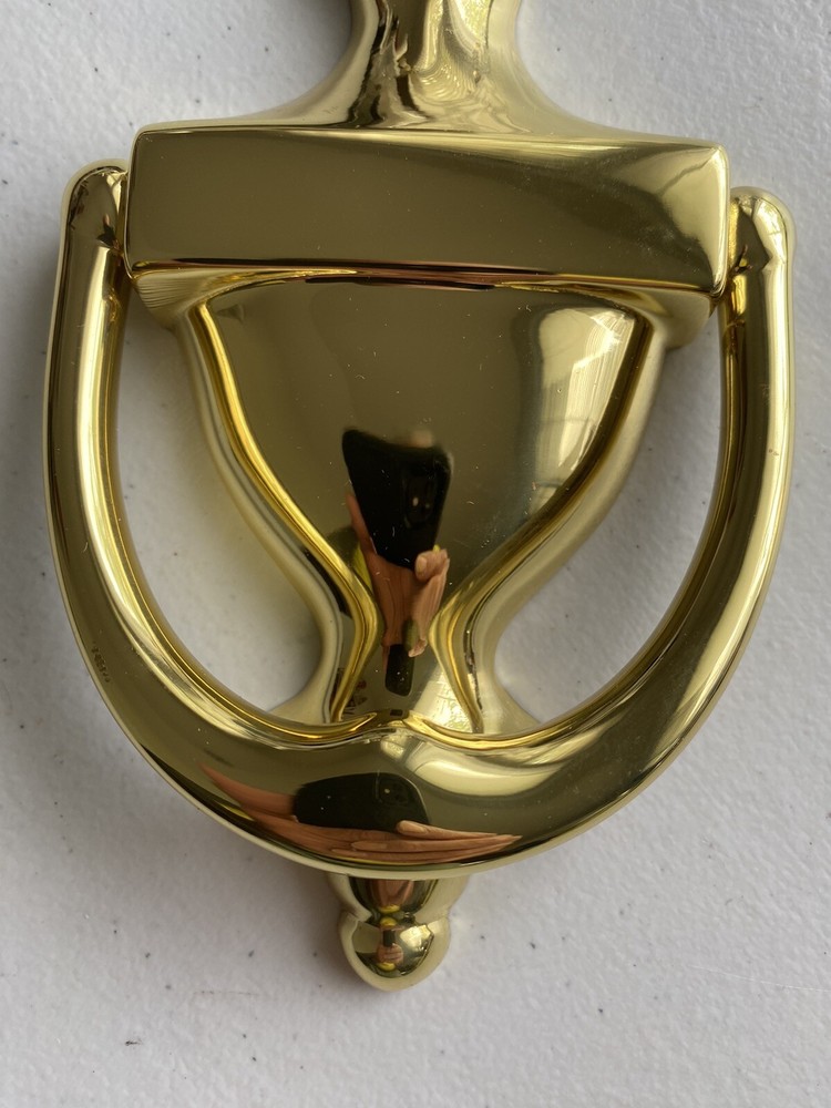 BALDWIN?-Polished Brass DOOR KNOCKER