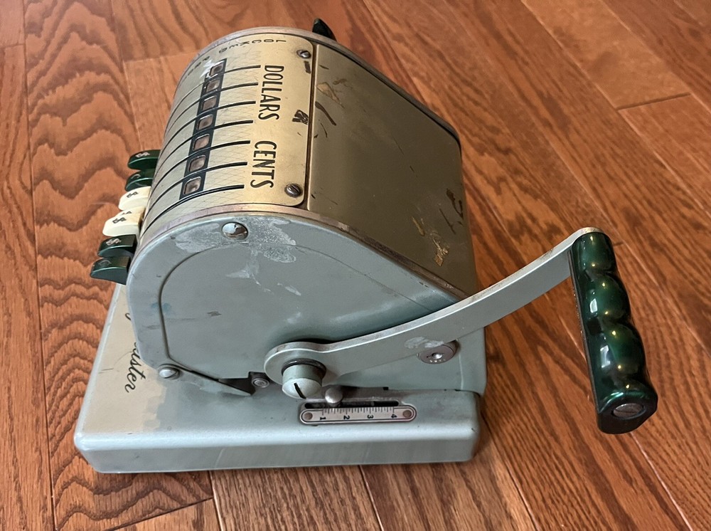 Vintage PAYMASTER X-550 Check Writing Machine