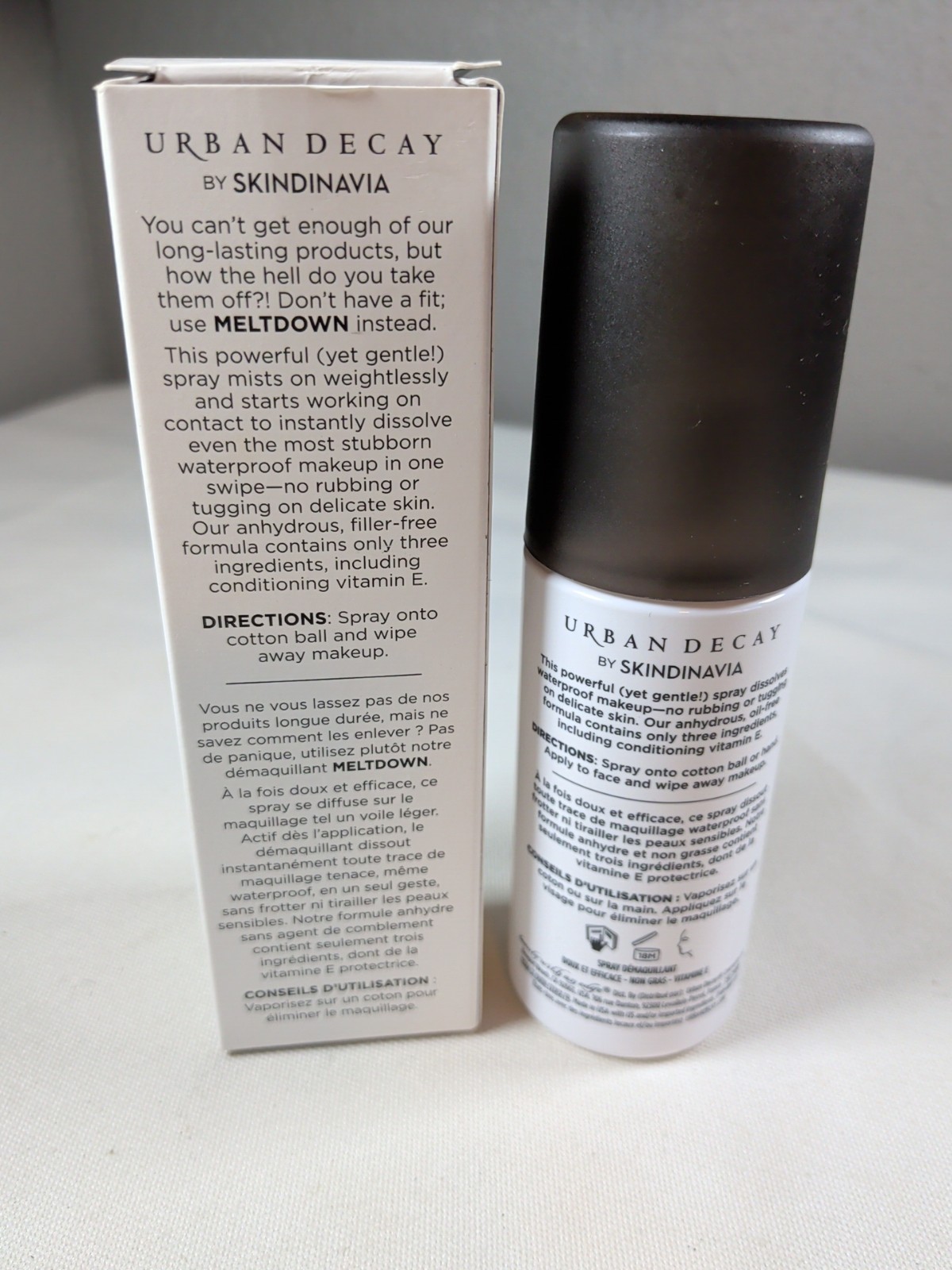 Urban Decay Meltdown Makeup Remover Spray 3.38 oz 100ml New In Box
