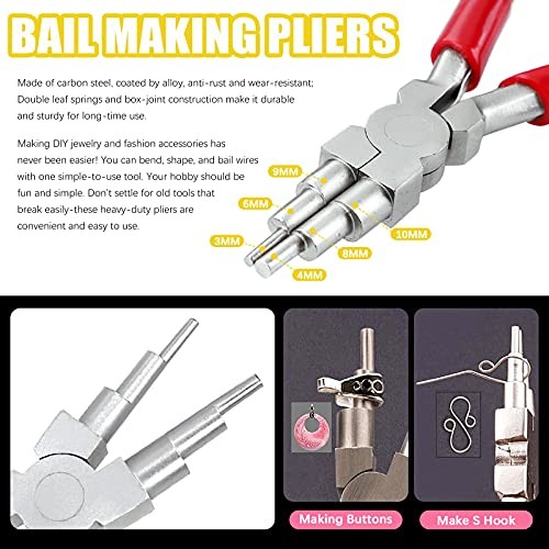 5 Pcs Jewelry Ring Bracelets Sizer Tools Measuring Set Includes Wooden Step