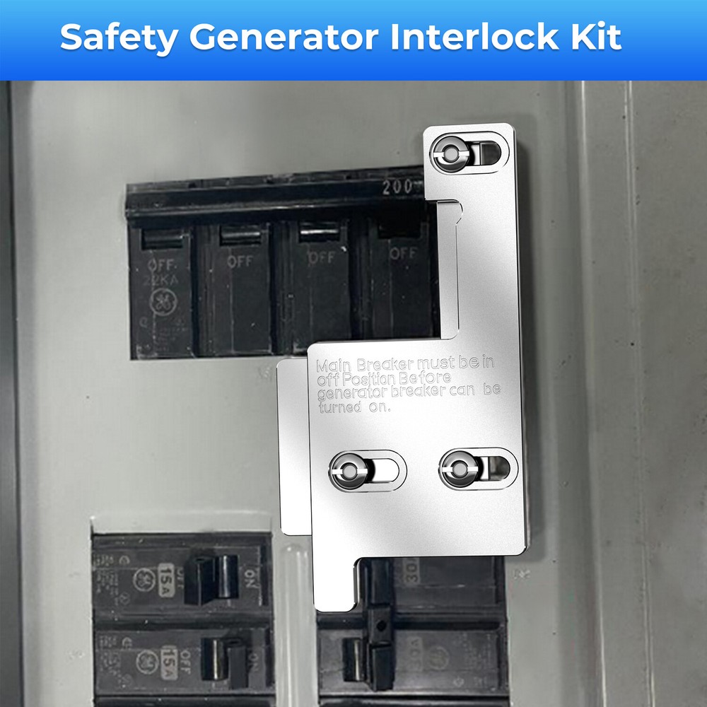 Generator Interlock Kit For GE /Siemens /Murray/ ITE 150 & 200 Amp Panel