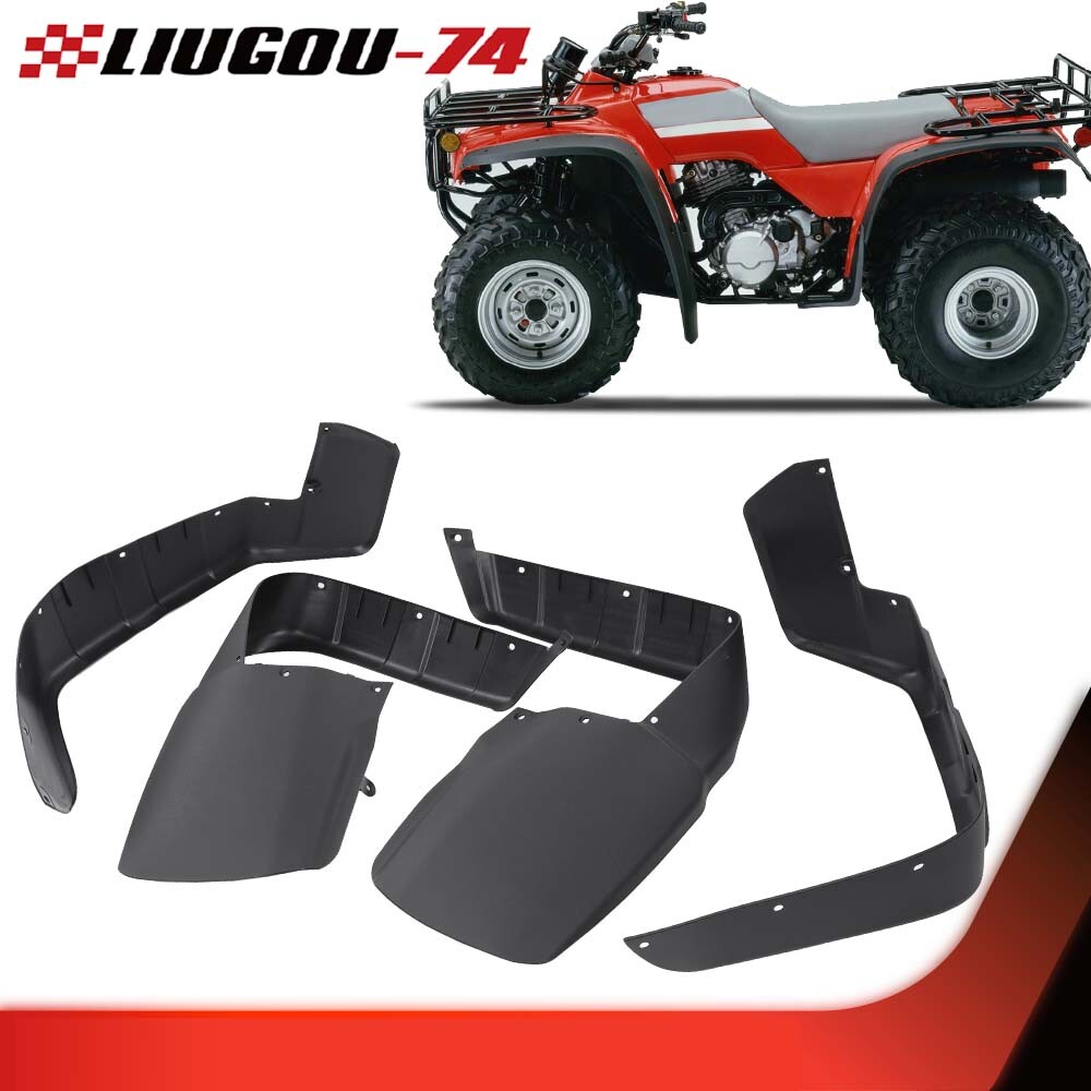 Fit For 1996-00 Honda FourTrax TRX300 TRX 300 FW Fender Flaps Mud Splash Guards