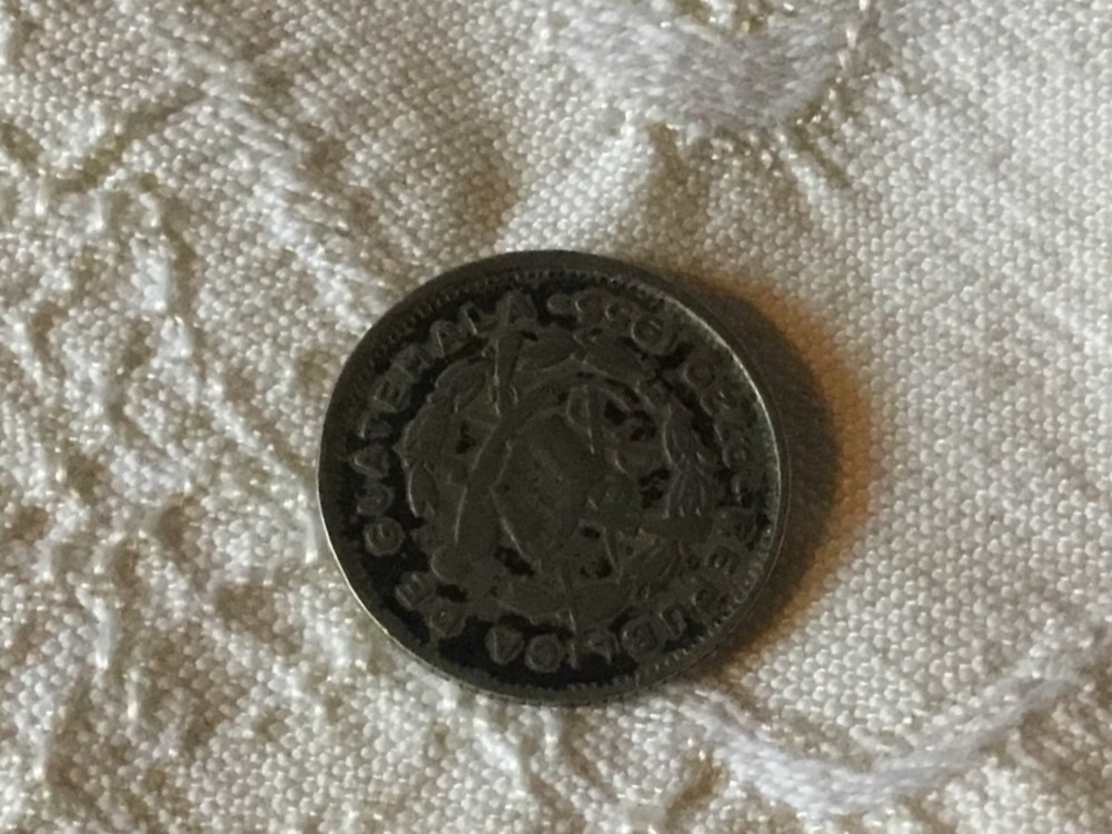 Guatemala 5 Centavos 1955 -  Silver