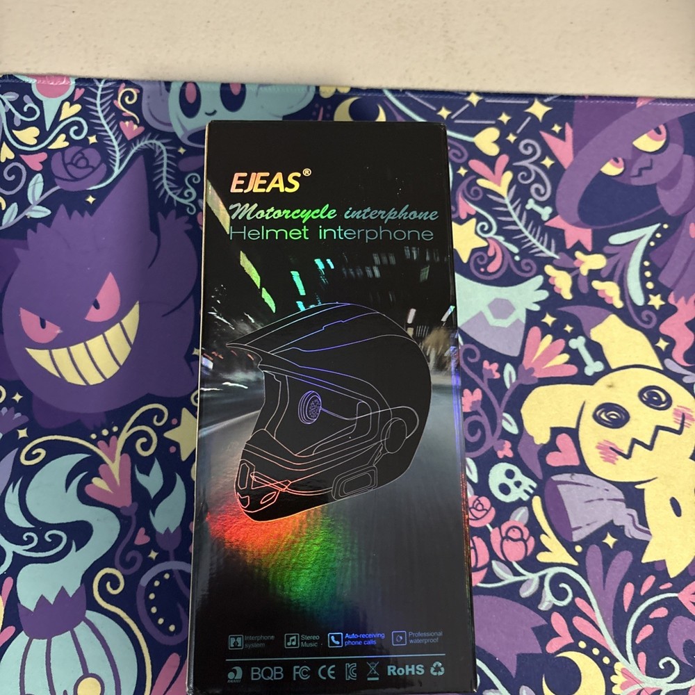 EJEAS V6 Pro Motorcycle Helmet Bluetooth Intercom 2 pcs (A2)