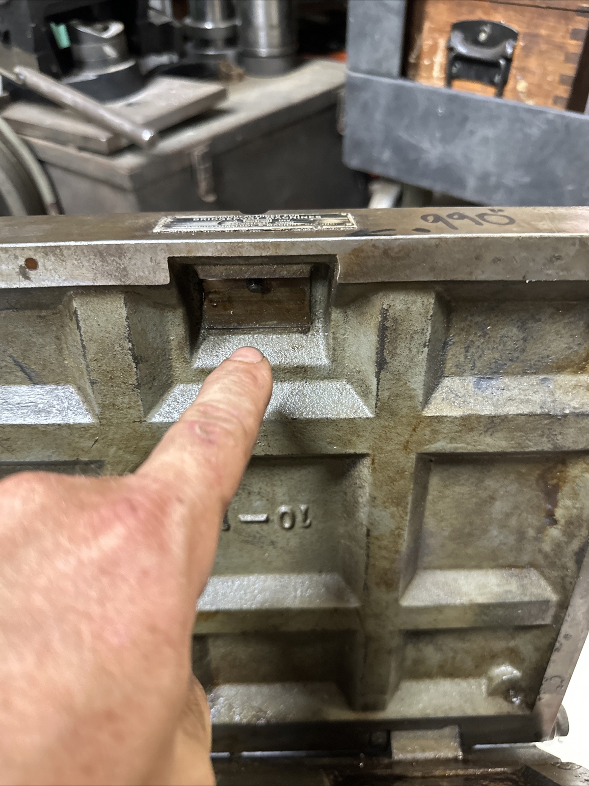 Bridgeport Milling Machine Sine Table Tilting Angle Plate Setup Block Machinist