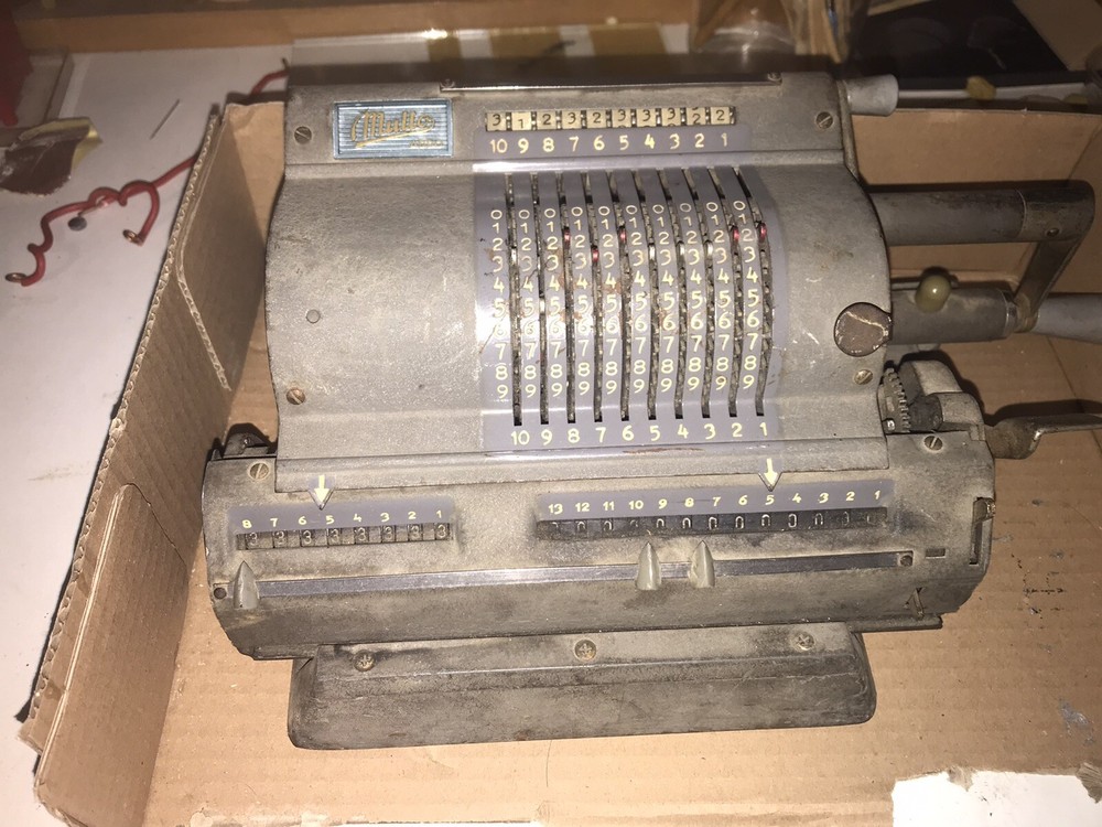 MULTO ADDO antique mechanical calculator