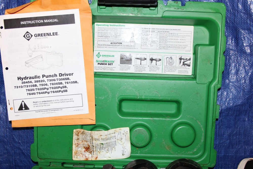 GREENLEE HYDRAULIC PUNCH SET 767