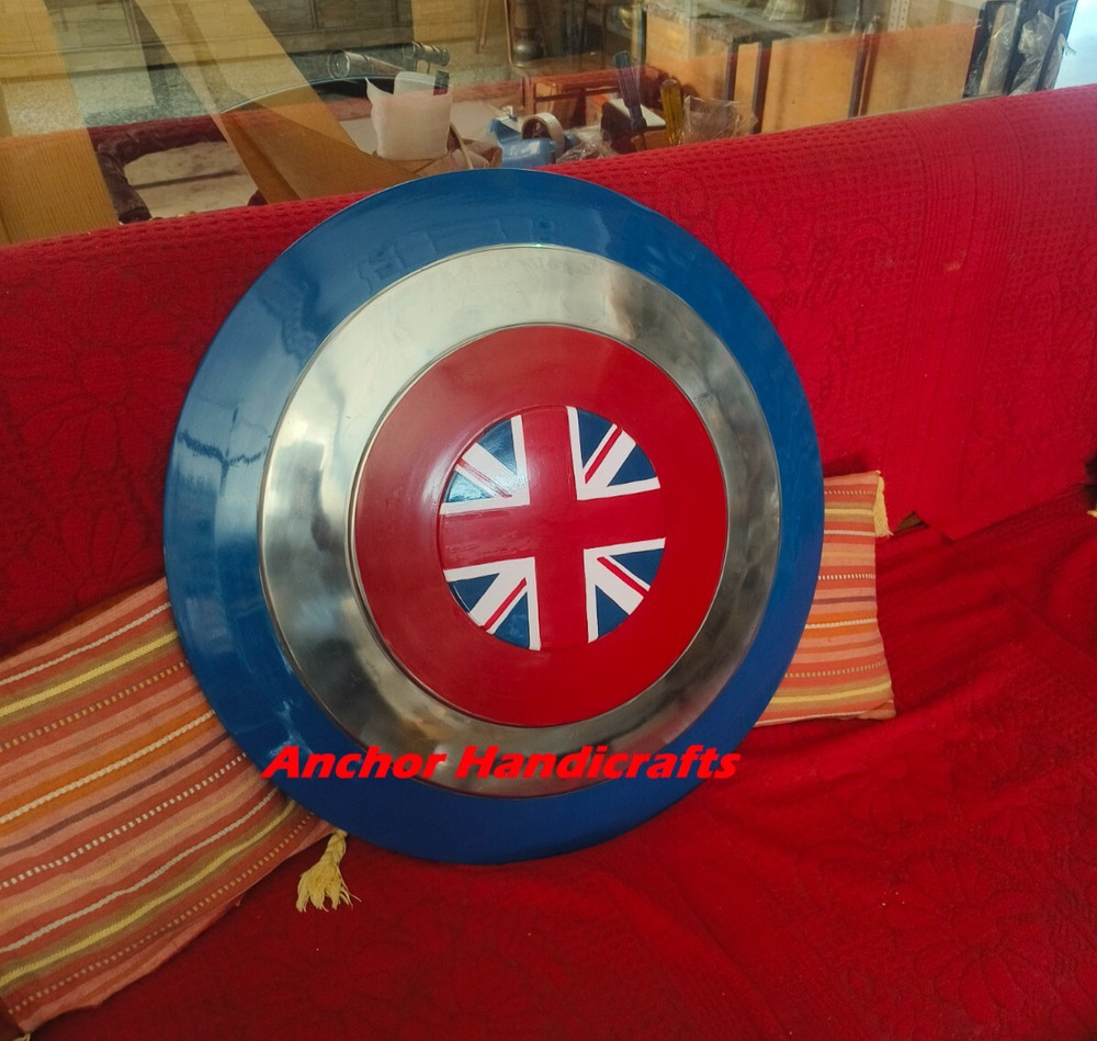 Captain Carter Shield Metal Marvel Solid Shield Cosplay For Wall Décor 24 Inches