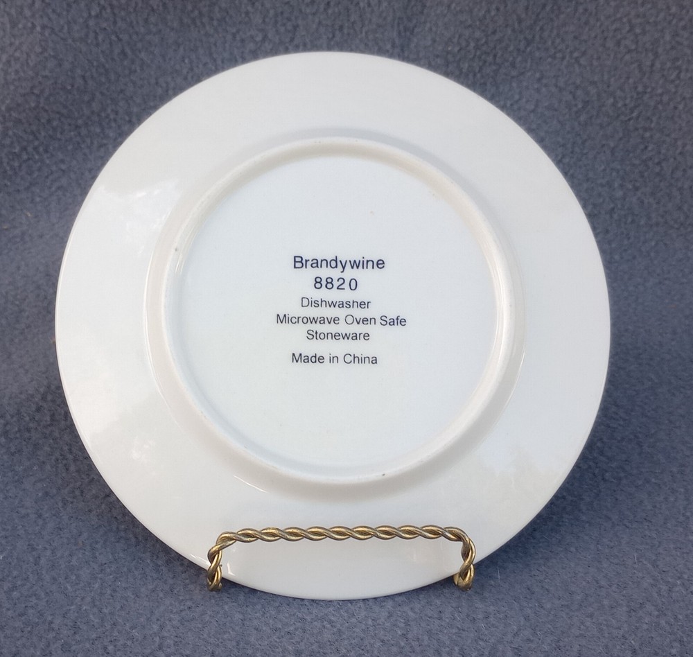 Sango Brandywine #8820 - Saucer - 6 1/4" Diameter