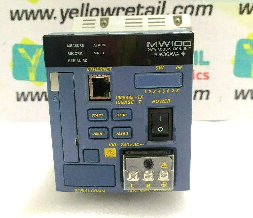 Yokogawa MW100-E-1W S2 Data Acquisition Unit Model MW100