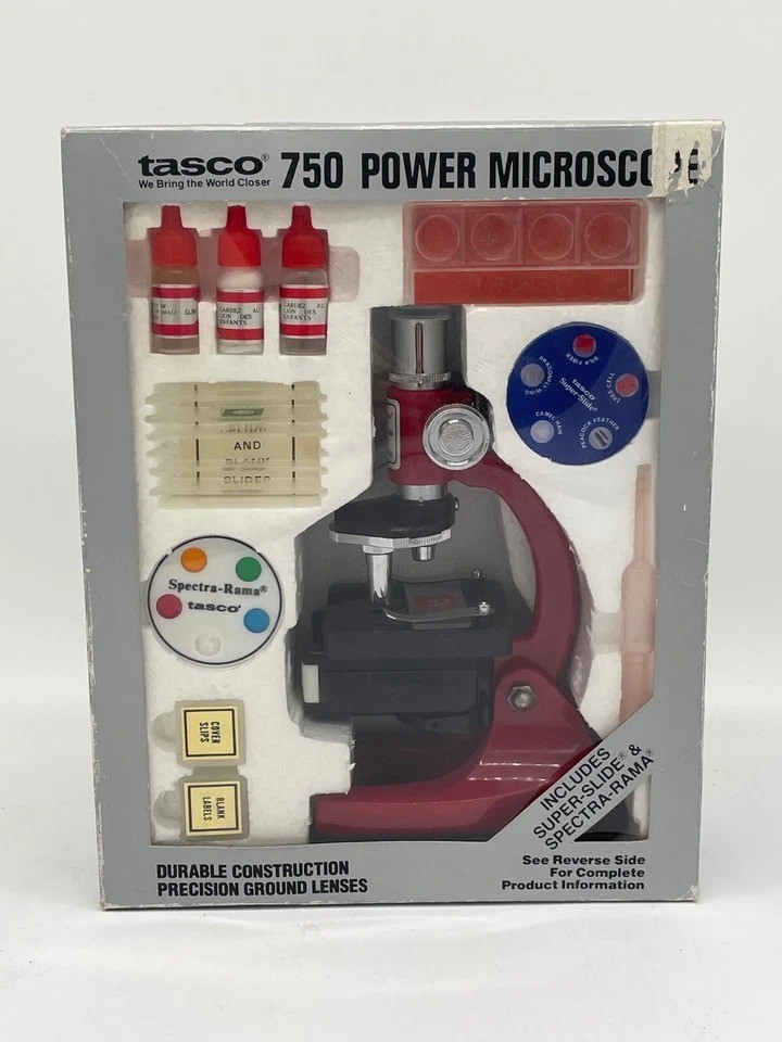 Tasco 750 Power Microscope w/ Discovery Kit