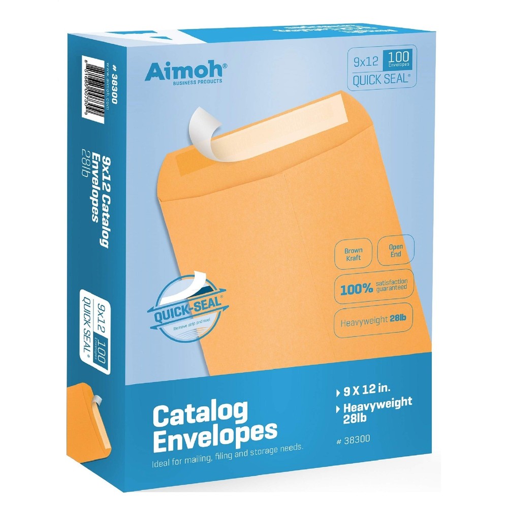 Aimoh 9 X 12 Envelopes - Self Seal Catalog Envelopes