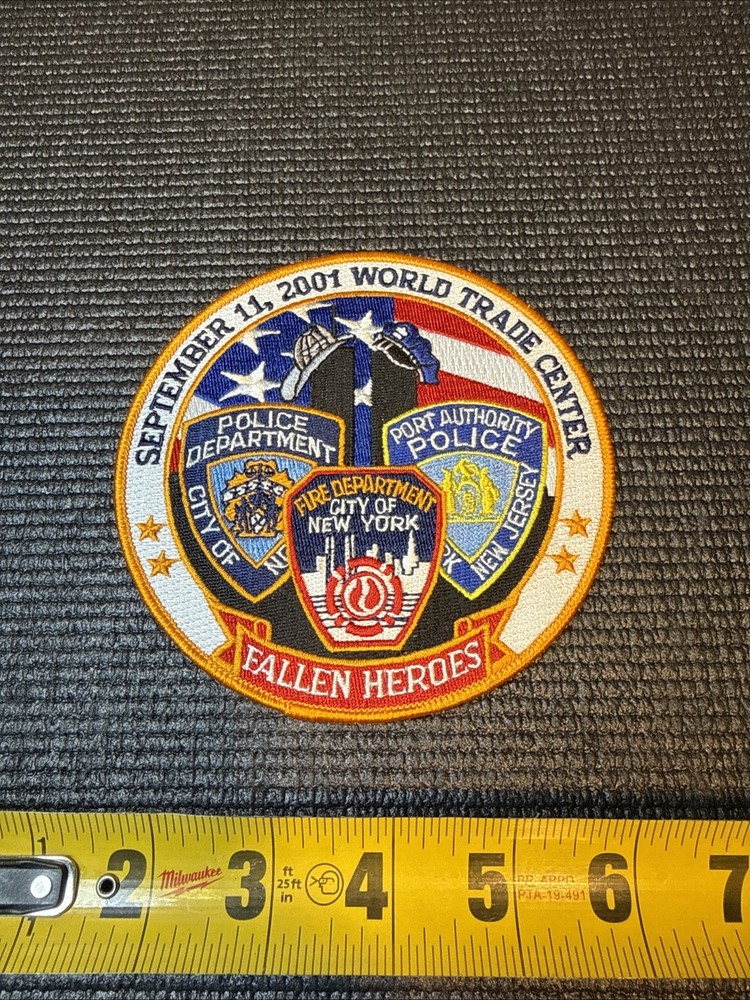 September 11th, 2001 Fallen Hero’s 5” Patch