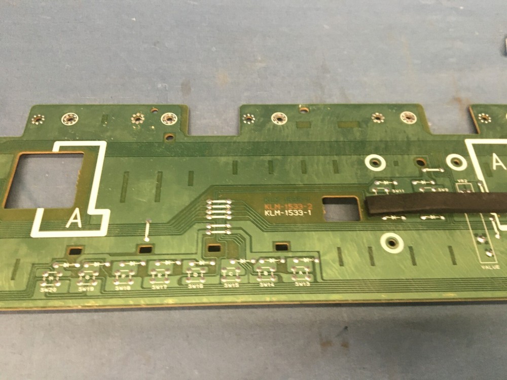 Korg 01/WFD 01WFD Panel Control Board