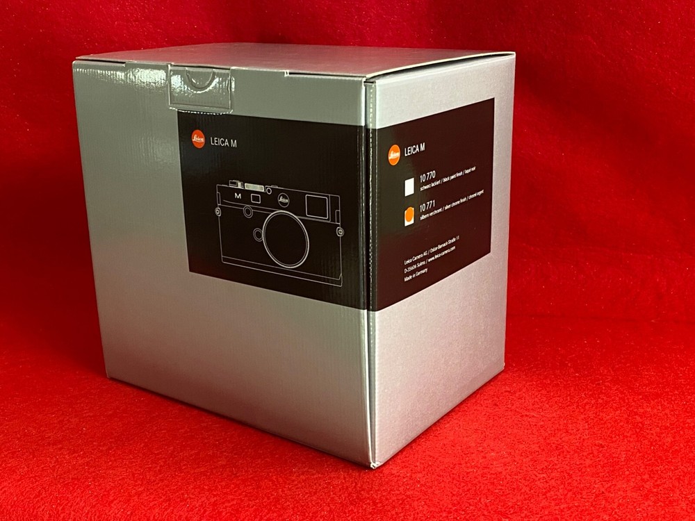 Leica M  Empty Retail Box Only / Box + Manual Only / Empty Box with manual /